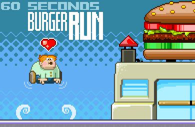 Angry Birds. . 60 sec burger run